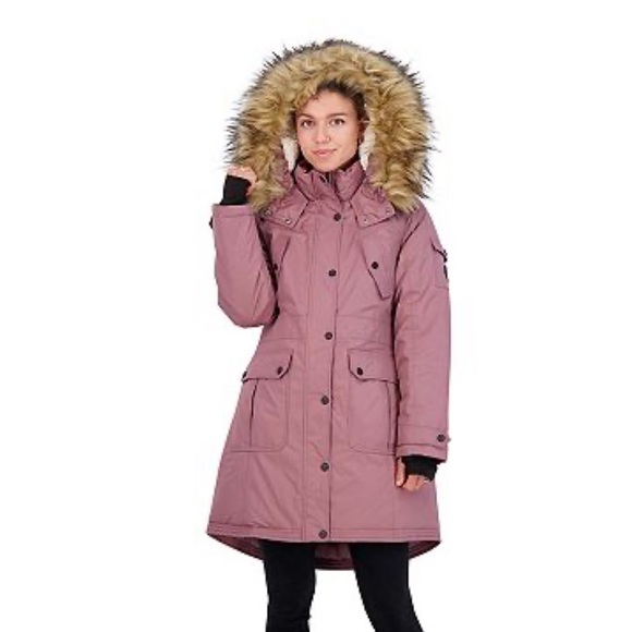 NWT Juniors' madden girl Faux-Fur Hood Parka Coat - Picture 2 of 11
